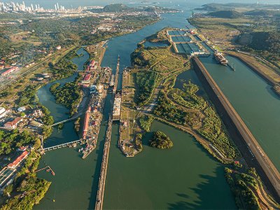 Panama Canal Locks, Panama