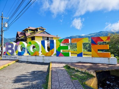 Boquete sign, Panama