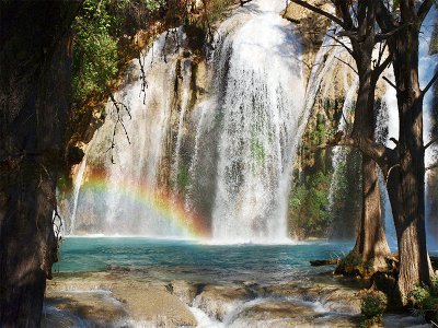  El Chiflon Waterfalls