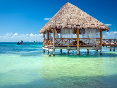  Cabana on pier of Isla Mujeres