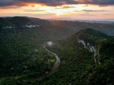 Sunrise western Belize