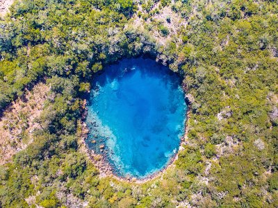 Cenote, Candelaria Caves, Guatemala