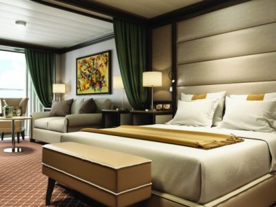 Silversea double bed room