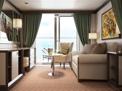 Silversea bedroom 