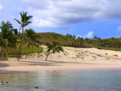 Beach in Easter Island