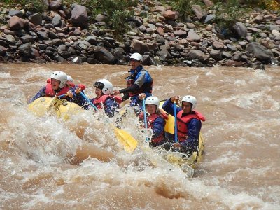 Alex white water rafting