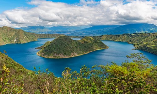 Cuicocha crater lake