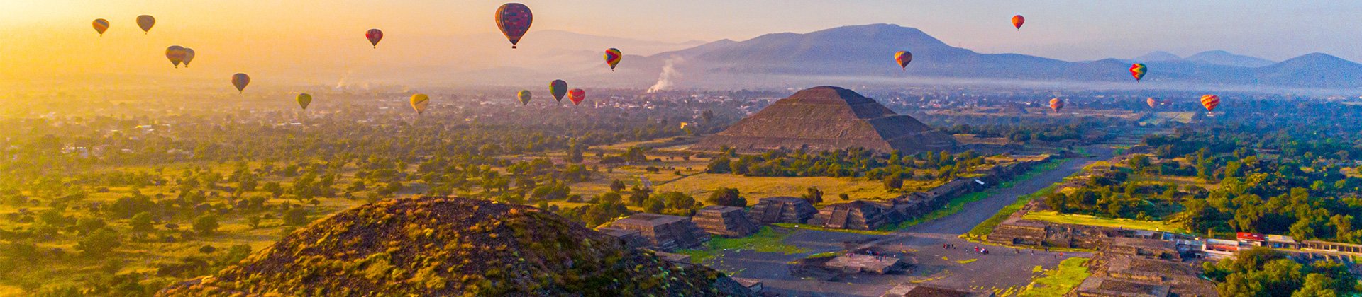 Teotihuacan sunset