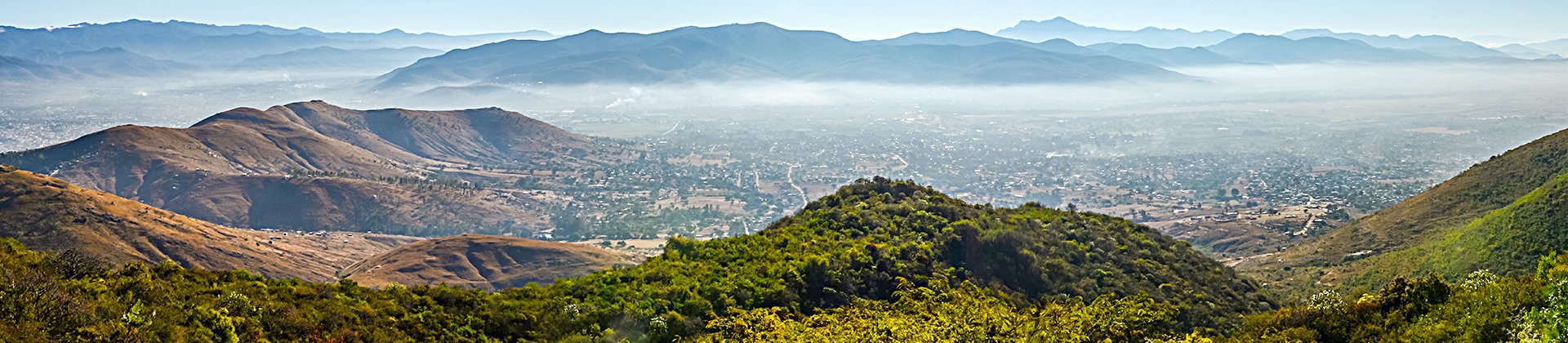 Oaxaca city from Monte Alban